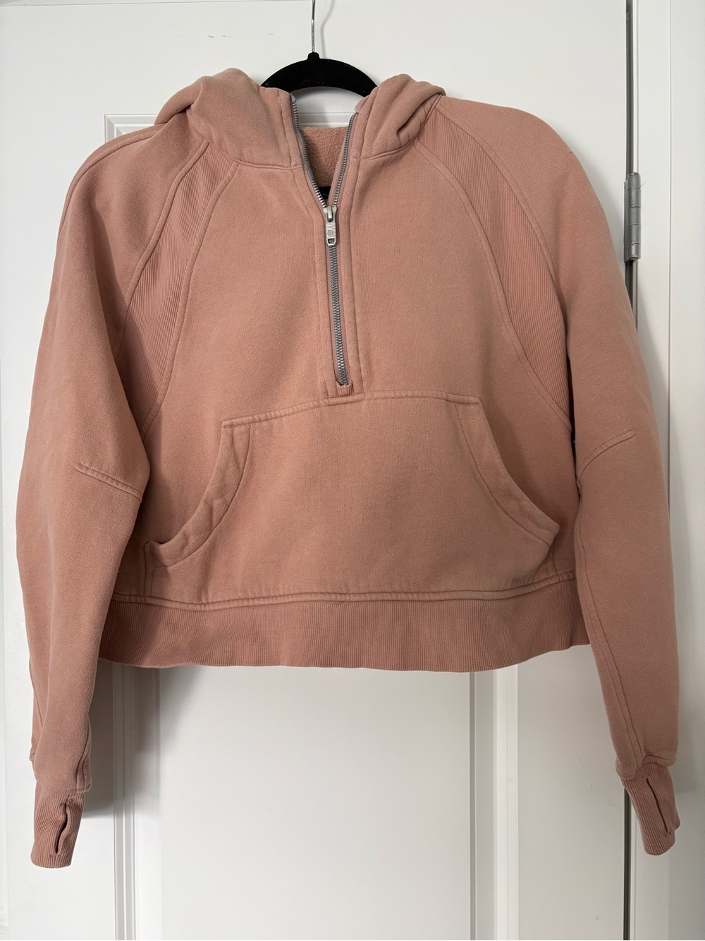 lululemon athletica Scuba Oversized Half-Zip Hoodie in Dusty Rose